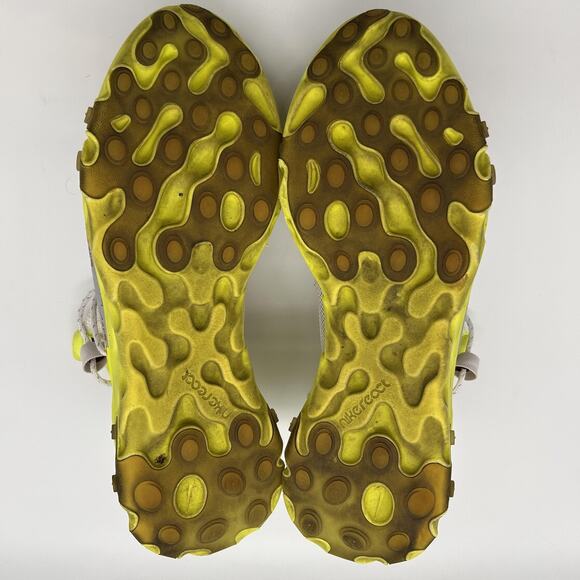 Nike ISPA‎ React WR Shoes Mens 11.5 White Yellow Volt Sneakers Running Comfort - Picture 9 of 11